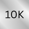 10K SOLID WHITE GOLD